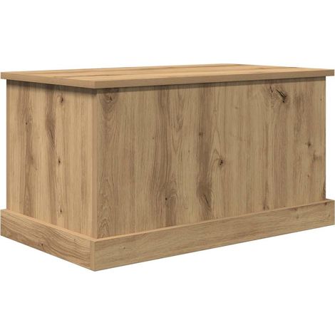 Boîtes de rangement chêne artisanal 70x40x38 cm bois ingénierie CFW981598 (1/5)