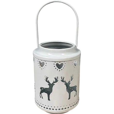 Lanterne creuse en métal pour bougies, bougeoir suspendu, décorations de Noël adaptées aux mariages (1/5)