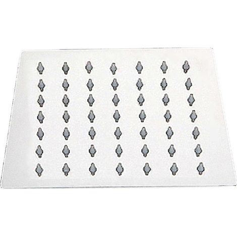 Douche de tête fixe à jet haut, douche de tête carrée effet pluie, accessoires de salle de bain (1/5)