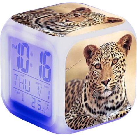 Réveil numérique pour Enfant Digital Lumière Colorée Horloge (1/5)