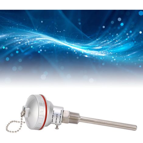 Sonde de température PT100 φ10100mmPT1/2"3W, borne à thermocouple filetée à tête carrée compacte (1/5)