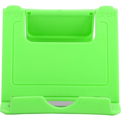 Support de téléphone portable, minimaliste et mini, pliable, vert. (1/5)