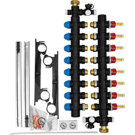Collettore a 8 vie per riscaldamento a pavimento hkv rmx8 daikin ecollectrmx8a