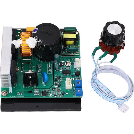 Mini tableau de commande de tour, sortie DC0-180V, Module universel de régulateur de vitesse de moteur à brosse cc pour 450-1100W (1/5)