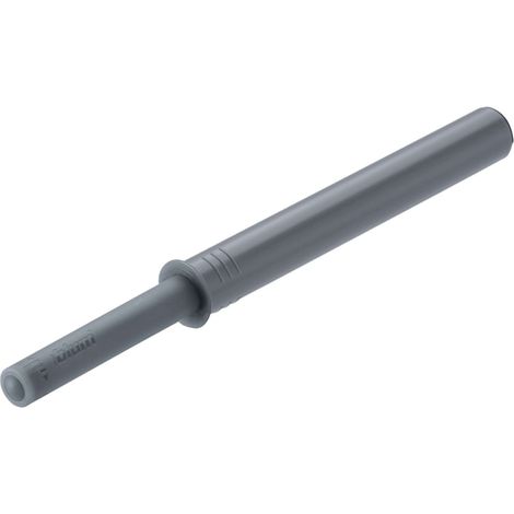 Cyclingcolors – Loqueteau de porte à pression réglable – Pour meubles sans poignée – Plastique gris – Réglable de +4 à -1mm – A encastrer Ø10 x 76mm