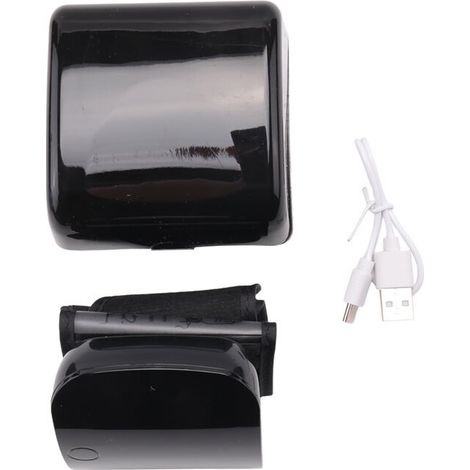 Monitor de presión arterial recargable, monitor de presión arterial de muñeca, monitor de presión arterial inteligente con pantalla táctil (1/4)