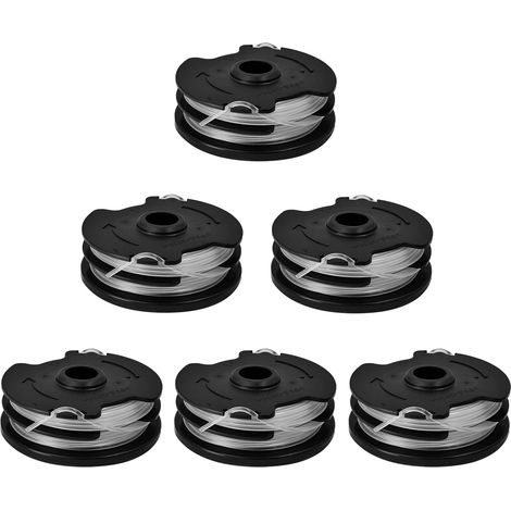 Lot de 6 Bobines fil nylon 10m diamètre 1,6mm pour débroussailleuse Parkside PRT 550 PRTA 20-Li (1/5)
