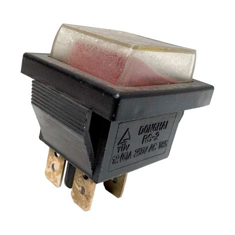 DONG HAI RS-2 Wippschalter Ein-/Aus Schalter 250V 12A 4Pin Schalter (1/3)