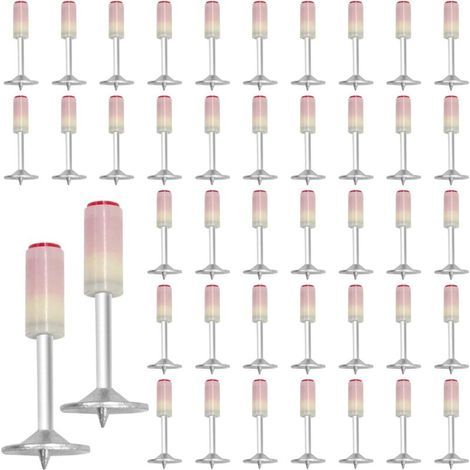 200 Pièces Cloueur Beton Clou Beton, Clous pour Mini-7,3 mm Cloueuse, Pistolet a Clou L'outil Parfait pour Fixation Murale en Béton de Dispositif Fixation de Conduit Câble (1/5)
