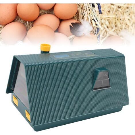 Incubator, Automatic Egg Turner for 10 Eggs, with Temperature and Humidity Control Display, Transparent Window, Smart Incubator, Incubator for Chickens, Ducks, C (1/4)