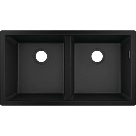 S510-U770 GS Lavello sottotop 370/370 nero grafite (1/5)