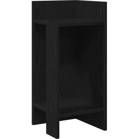 Maison Exclusive - Beistelltisch mit Ablage Schwarz 25,5x27x60 cm