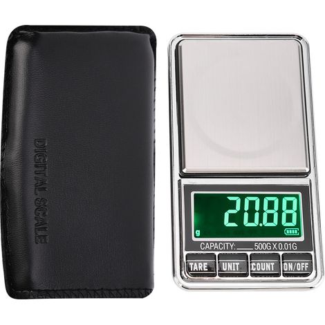 Balance de poche électronique multifonctionnelle numérique portable 500 g/0,01 g (1/5)