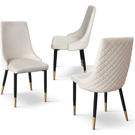 ARLETTE - sedia di design moderno in velluto (1/3)