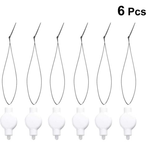 6pcs LED Lanterne Lumières Blanc Chaud LED for Party Festival de Lampion Ballons de Mariage Anniversaire de Noël Décor Simple