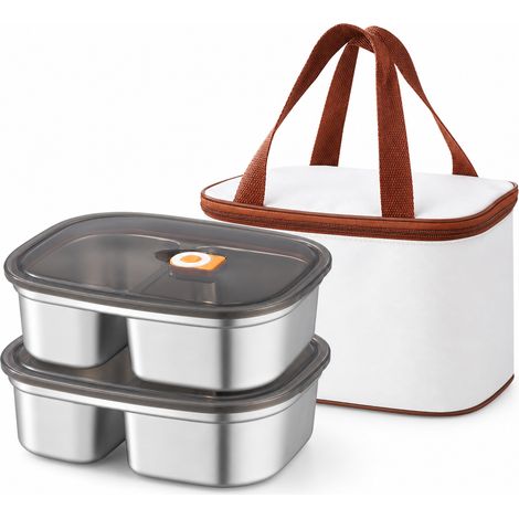accessoire de cuisine à double paroi 2600 ml, lot de 304 (1/5)