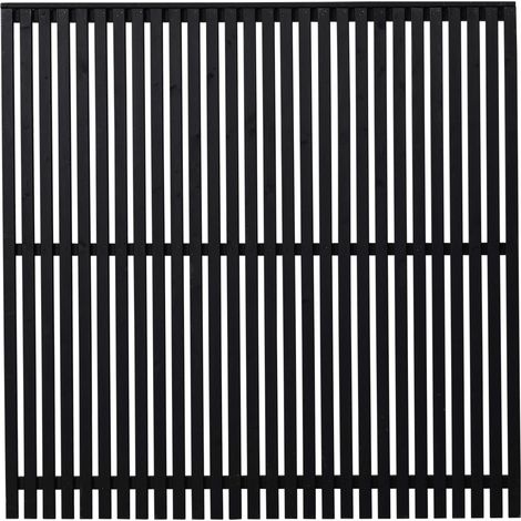 Plus Zaun Sendai 180 x 180 cm RAL 9005 Schwarz (1/3)