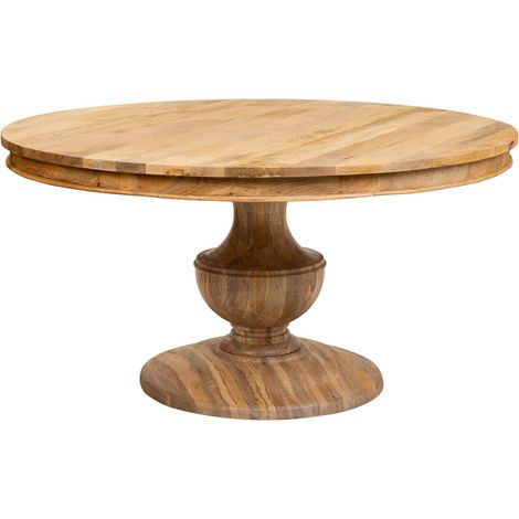 Mesa de comedor de madera marrón 150x77 (1/5)