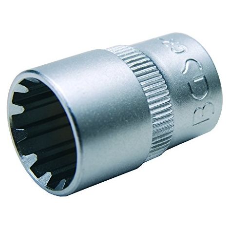 BGS Steckschlüssel-Einsatz Gear Lock Antrieb Innenvierkant 6,3 mm (1/4") SW 11 mm - 10111