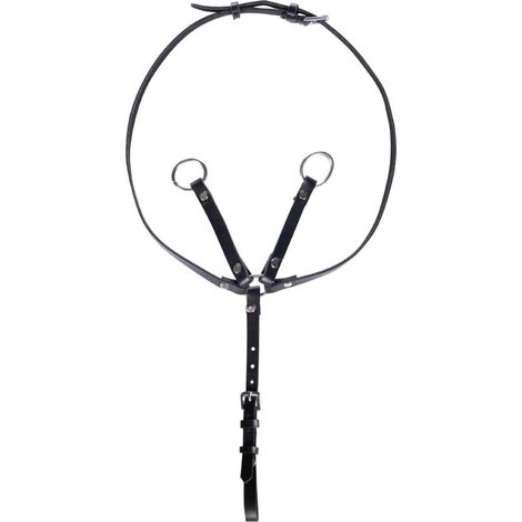 Taglia unica, nero: Martingala giocattolo in pelle sintetica per peluches Hobby Horse (1/5)