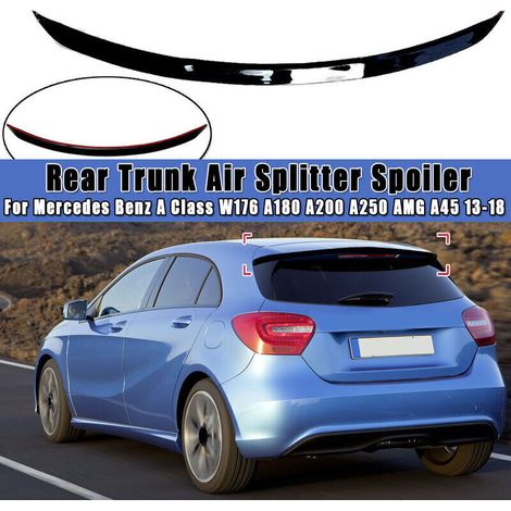 Spoiler de séparateur d'air peint de coffre arrière brillant pour Mercedes Benz classe A W176 A180 A200 A250 AMG A45 2013-2018 (1/5)