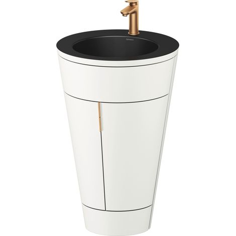 Duravit Starck 1 c-bonded Set bodenstehend, rund, 560x864x605mm,