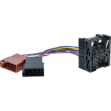 vhbw Car Radio ISO Adapter compatible with Land Rover Defender 2 as of 04/2001 Car Model (1/4)