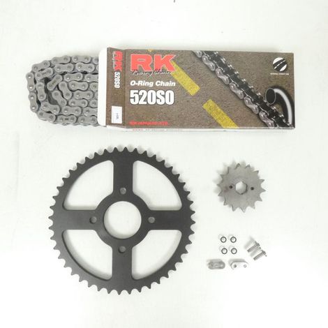 Kit chaîne FE pour moto Honda 125 Varadero 2001 à 2017 14x44 P (1/5)