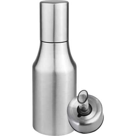 Dispenser per olio d'oliva in acciaio inox a tenuta stagna, caraffa da cucina, salsa di sesamo, vino