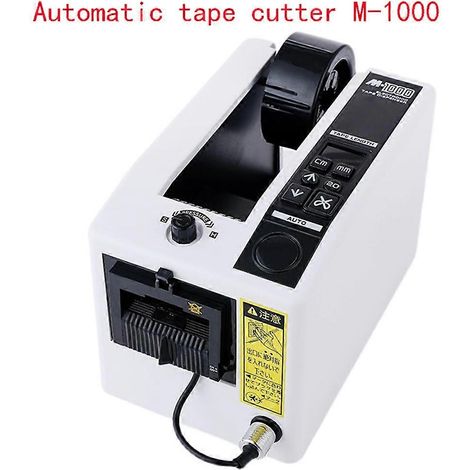 Machine de découpe de ruban adhésif entièrement automatique M-1000, machine de découpe de ruban adhésif, machine d'emballage, machine de découpe d'adhésif (M-1000 M1000) (1/4)