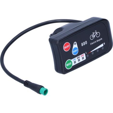 Écran LCD KT‑LED880 pour VAE 36V 48V, accessoire vélo électrique avec compteur (1/5)