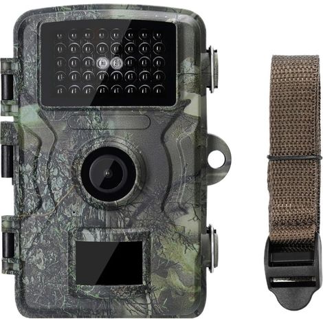 Caméra Faune Sauvage Caméra 1080P De Traînée 2.0in IP66 Étanche À l'eau HD Extérieure for La Surveillance Agricole Observation sur Le Terrain en Plein Air 16MP Surveillance Fiable Précise (1/5)