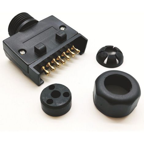 Prises de courant standard australien pour caravanes et remorques Prises de courant industrielles - 7 pôles 12V, 1pc