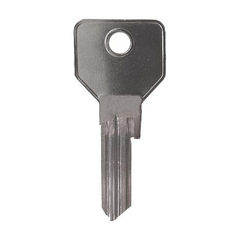 Chiave Piatta 10700 4 Spine Hand Cisa Ottone Nichelato 50 Pezzi