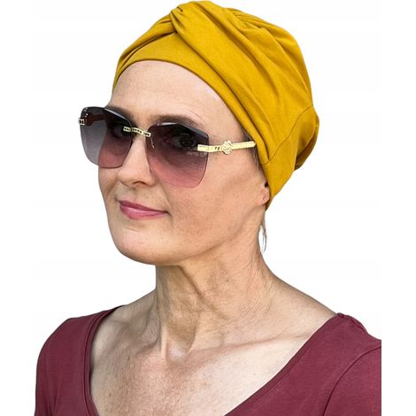 Turbante Honey Sara 275 de algodón, gorro de primavera, también para después de la quimioterapia. (1/5)