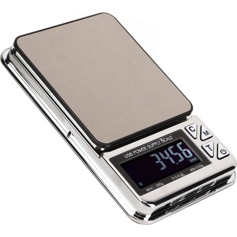Balance électronique USB pour bijoux, balance plate, balance de cuisine électronique pour aliments et café, 200 mAh (1/5)