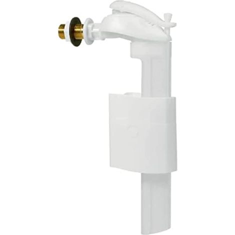 Wirquin 10724032 Caccia d'acqua wc rubinetto galleggiante con alimentazione laterale F90, bianco (1/5)