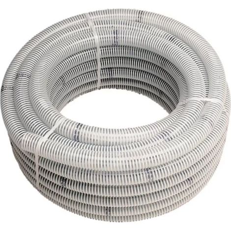 Tuyau d'aspiration pour motopompe Ø 75 mm – PVC armé rigide – Aspiration d'eaux avec motopompe essence ou diesel – Vendu par multiple de 5 mètres – Worms (1/3)