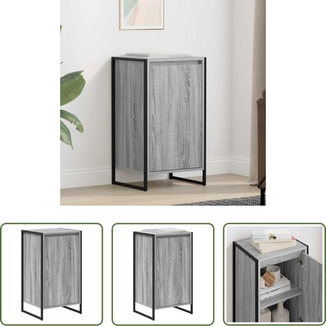 Buffet industriel - Buffet Gris Sonoma 43 x 36 x 75,5 cm Bois d'ingénierie (1/5)