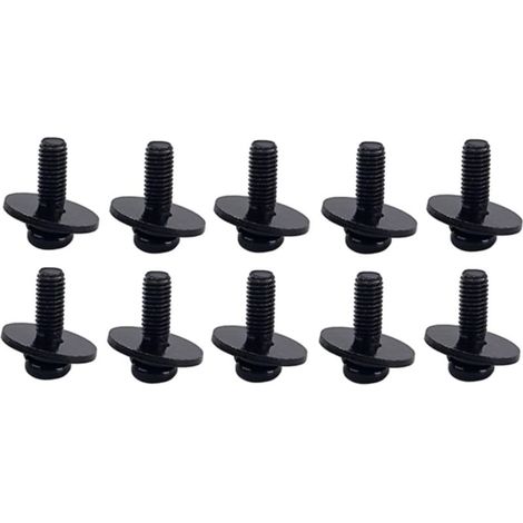 Pièces De Batterie Essentielles - 10 Vis De Montage Pour Pattes De Batterie Jeu De Vis Et Rondelles De Montage En Rack (1/4)