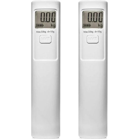 2X Échelle de Bagage à Main Power Generation 50kg 50g Portable Manuel Numérique Suspendus Échelle de Poids Pas Besoin de Batterie (1/5)