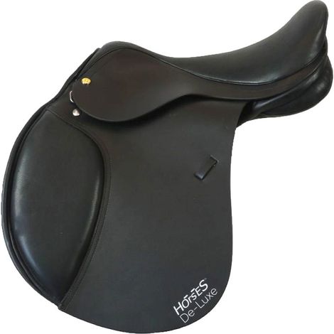 17'''' = 43 cm, NERO: Sella Salto Horses De-Luxe (1/5)