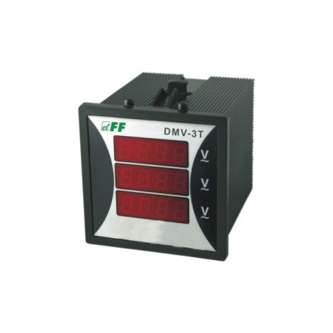 Voltímetro digital ff dmv-3t 3 fases precisión 0,5%