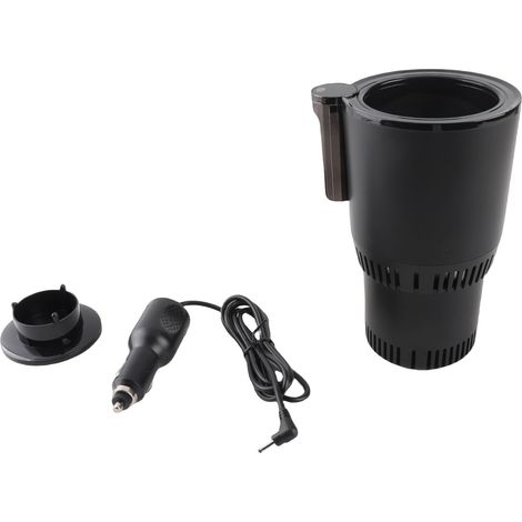 Ortviai Tasse Réfrigérante et Chauffante pour Voiture – 2 en 1, Refroidissement à -3 °C / Chauffage à 65 °C, Noir