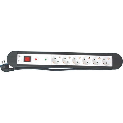 Base 6 prese con protezione da sovraccarico Bianco Electro DH 36.256/B 8430552121793