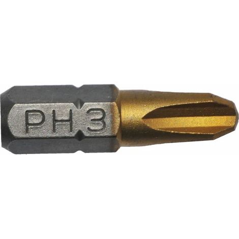 Embout de Vissage Cruciforme PH2 Longue Portee 150mm - Queue 1/4" - Acier Traite Haute Resistance - Visseuse Perceuse (1/2)
