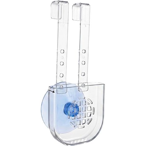 Porte-Pastille WC Crochet Désodorisant Ajustable Support Pastille De Réservoir WC Destiné À Prévenir Les Obstructions Dans Les Canalisations Domestiques, Douche Et Toilettes (1/5)