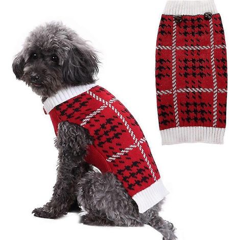 Ropa de invierno para perros, suéter para mascotas, Navidad para mascotas (1/5)