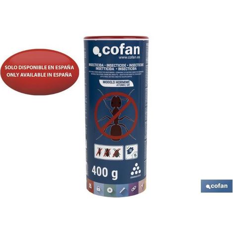 insecticida microgranulado para hormigas modelo hormiwe 400g