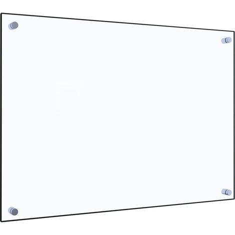 Dosseret de cuisine, Fond de hotte Transparent 70x50 cm Verre trempé WRG661845 DESIGN IN